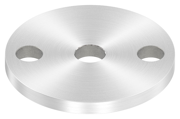 54070-240-R Ankerplatte, Ø 70 x 6mm, mit Rundschliff, V2A