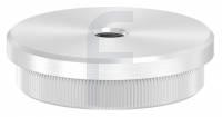 Rohrabschlussstopfen, für Rohr 48,3 x 2,5mm, mit Gewinde M8, flach, V2A
