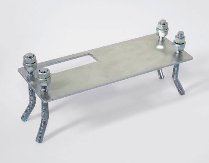 14110030 Fundamentplatte für PULL T zum Einbetonieren