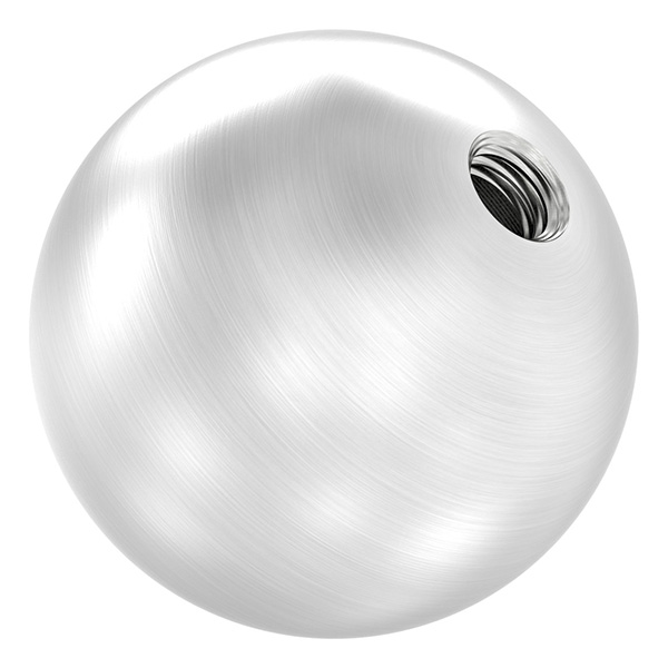 52040-240 Hohlkugel, Ø 40mm mit Gewinde M8, V2A