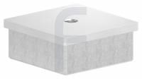 Einsteckkappe, für Quadratrohr 60 x 60 x 2,0mm, mit Gewinde M8, geschliffen, V4A