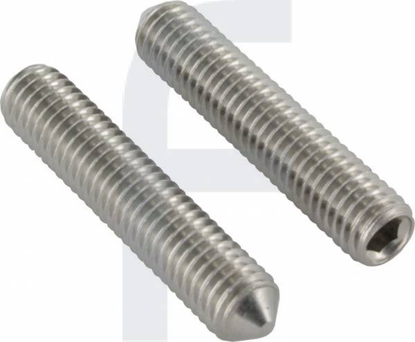 Gewindestift M5 x 4, A2, DIN 914 / ISO 4027