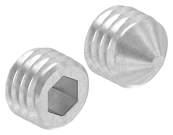 Gewindestift M8 x 8, A2, DIN 914 / ISO 4027