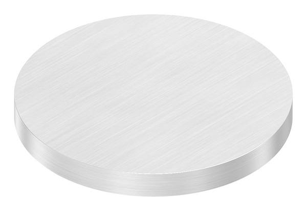 53080-240-8 Ronde, Ø 80 x 8mm, mit Längsschliff, V2A
