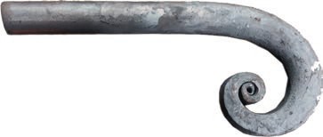 2085 Handlaufanfänger Ø 25mm glatt, gerollt