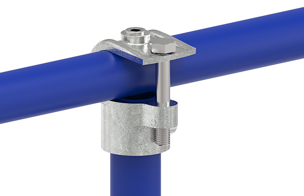 T-Stück mit Schraube, für Rohr 33,7mm