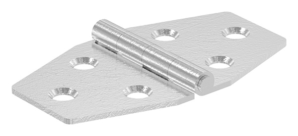 Scharnier 40x70mm mit festen Zapfen, V2A