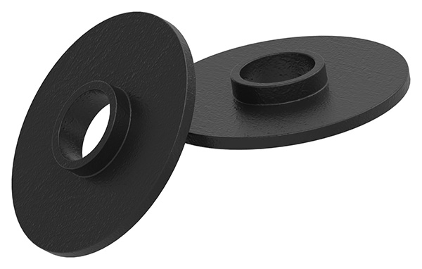 Gummipaar für Glaspunkthalter 60230-240, Ø 38mm, schwarz