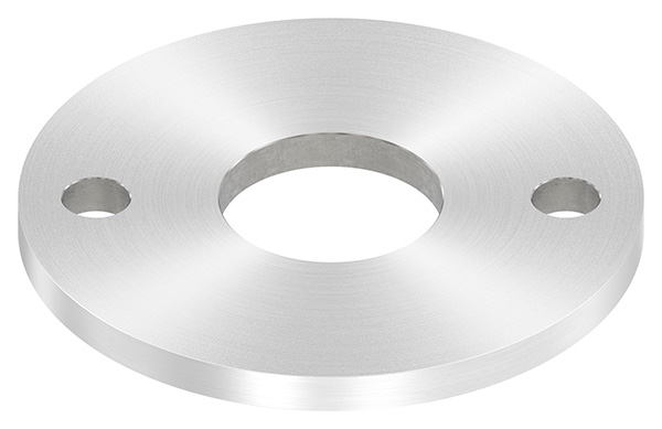 Ankerplatte, Ø 120 x 8mm, mit Rundschliff, V2A