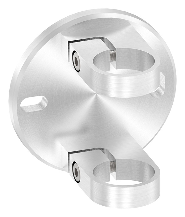 50138-240 Wandbefestigung für Geländerpfosten, zum Spannen, für Rohr 42,4mm, V2A