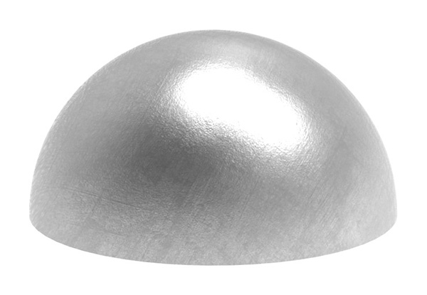 620070-VA Halbhohlkugel, Ø 70mm, ungeschliffen, V2A