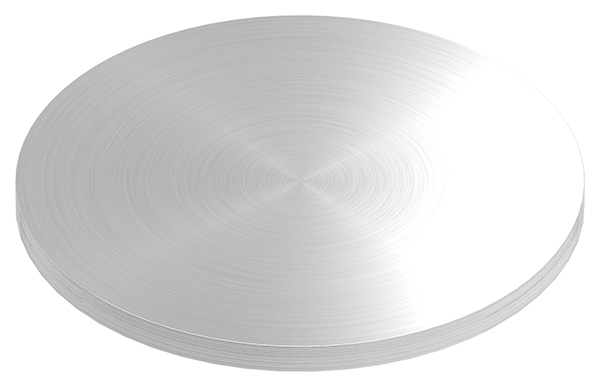 Ronde, Ø 150 x 8mm, mit Rundschliff, V2A