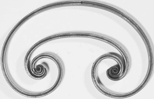 Schwerbarock C-Schnecke 16x8mm, 200x300mm