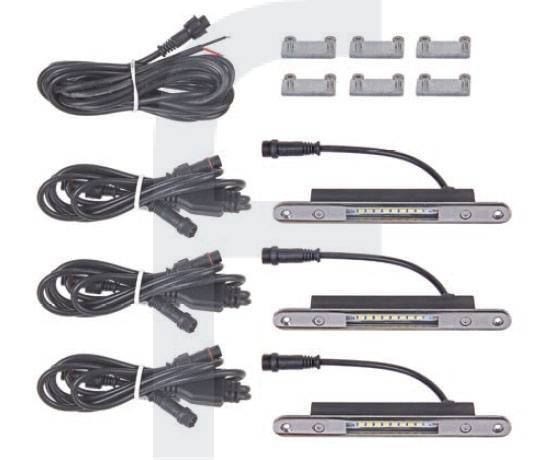 1 Set LED Module für Rohre 42,4 - 48,3mm, 3000K