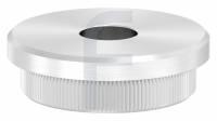 Rohrabschlussstopfen, für Rohr 42,4 x 3,0mm, mit Bohrung 12,1mm, flach, V2A