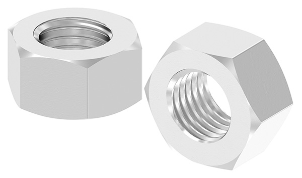 Sechskantmutter M20 mit Rechtsgewinde, DIN 934, A2