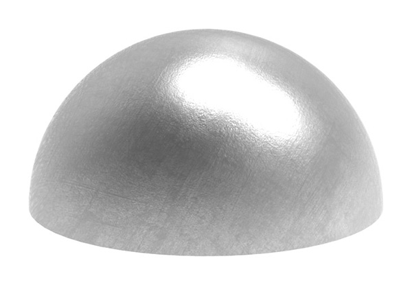620150-VA Halbhohlkugel, Ø 150mm, ungeschliffen, V2A