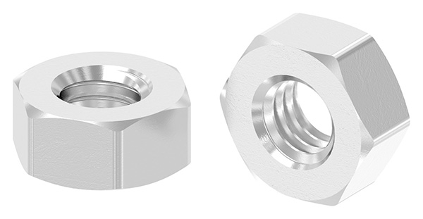 Sechskantmutter M4 mit Rechtsgewinde, DIN 934, A2