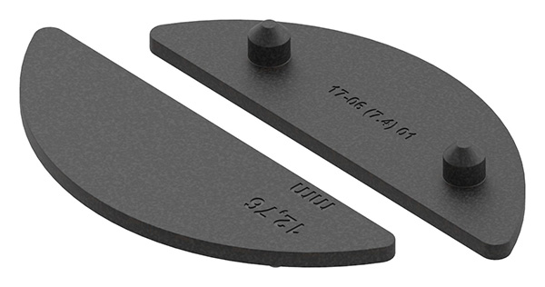 2-13-GU 1 Paar Gummi für Mod. 20/21, VSG-Glas 12,76mm