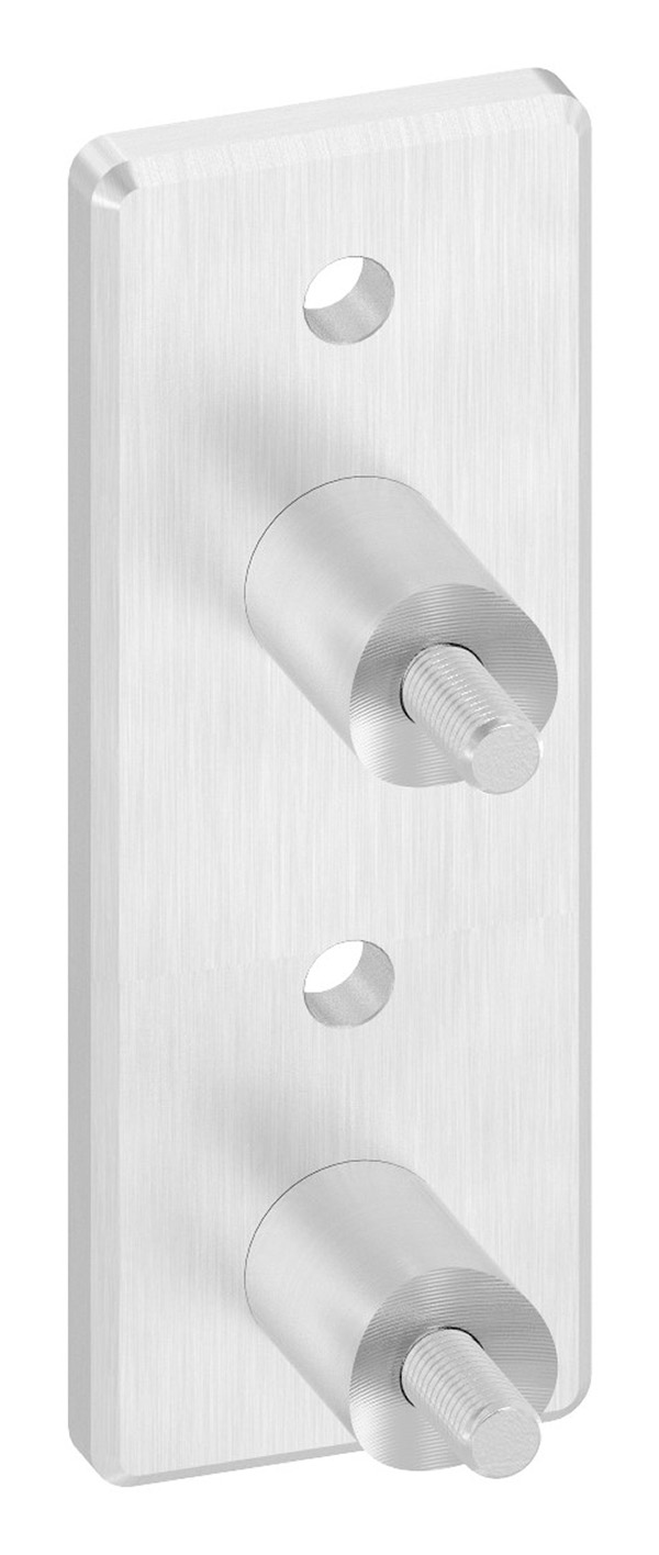 Wandbefestigung für Geländerpfosten, für Rohr 42,4mm, V2A