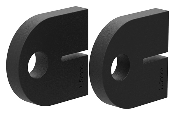 1201-GU 1 Paar Gummi für Mod. 12, für Blech 1,5mm