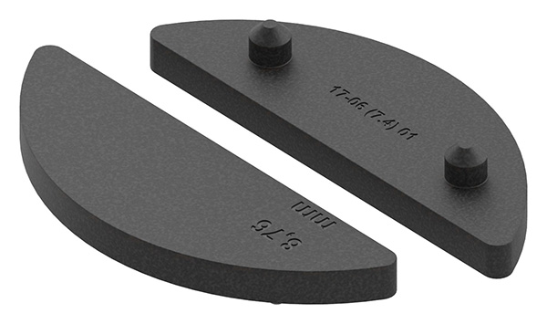 2-09-GU 1 Paar Gummi für Mod. 20/21, VSG-Glas 8,76mm