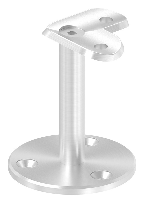50345-240 Handlaufhalter mit Handlaufanschlussplatte 90° für Rohr 42,4 mm (austauschbar), Ronde und Stift und