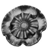 Rosette 2mm, Durchmesser 60mm