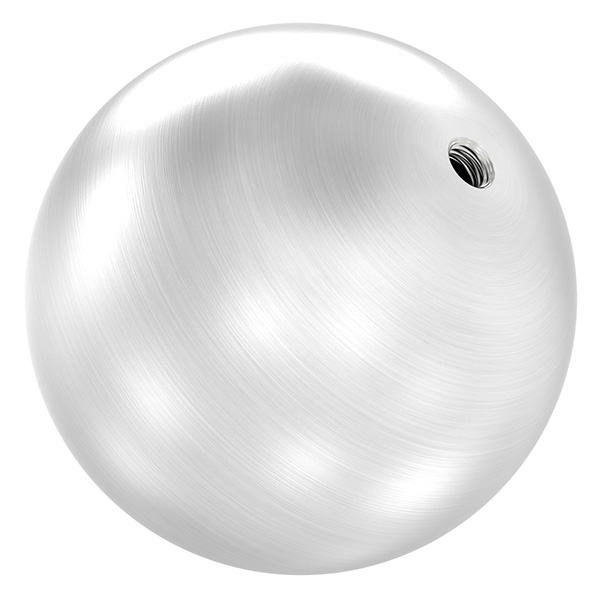 52080-240 Hohlkugel, Ø 80mm mit Gewinde M8, V2A