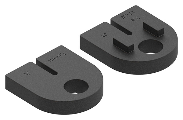 3201-GU 1 Paar Gummi für Mod. 32, für Blech 1,5mm