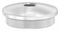 Rohrabschlussstopfen, für Rohr 42,4 x 2,5mm, mit Gewinde M10, leicht gewölbt, V2A