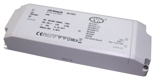 LED Netzgerät 24VDC, IP20