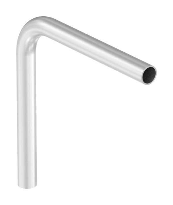 55110-090 Rohrbogen 90°, aus Rohr 26,9 x 2,0mm, Radius-Mitte: 54mm, V2A