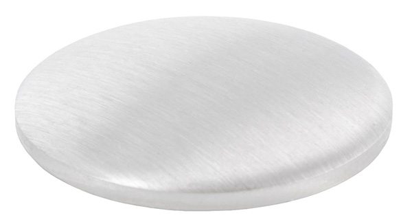 gewölbte Schale, Ø 33mm, geschliffen, V2A