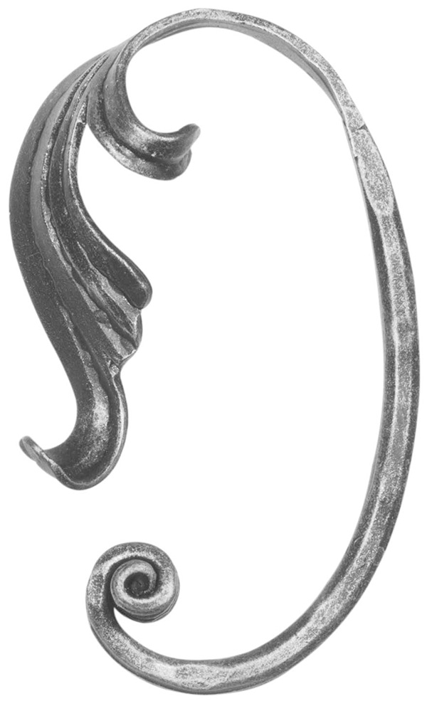 4517 Meisterbarock C-Schnörkel 16x8mm, 145x100mm, links