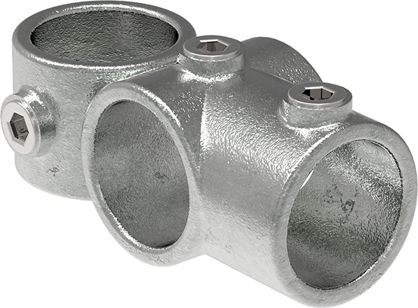Kreuzstück, mit T-Stück, für Rohr 42,4mm