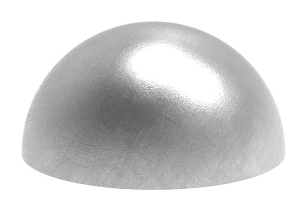 620120-VA Halbhohlkugel, Ø 120mm, ungeschliffen, V2A