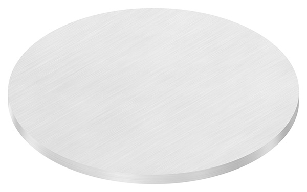 Ronde, Ø 150 x 6mm, mit Längsschliff, V2A