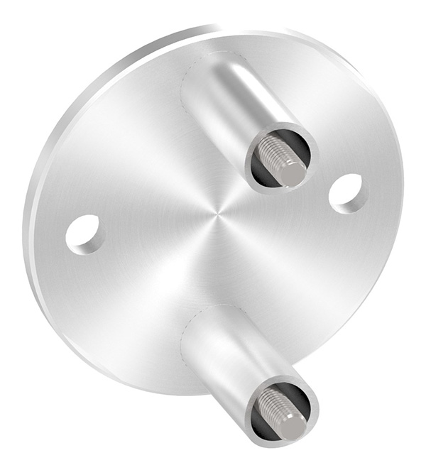 50132-240 Wandbefestigung für Geländerpfosten, für Rohr 42,4mm, V2A