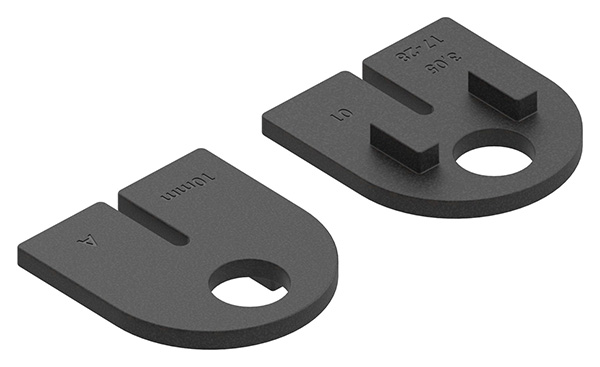 3210-GU 1 Paar Gummi für Mod. 32, ESG-Glas 10mm