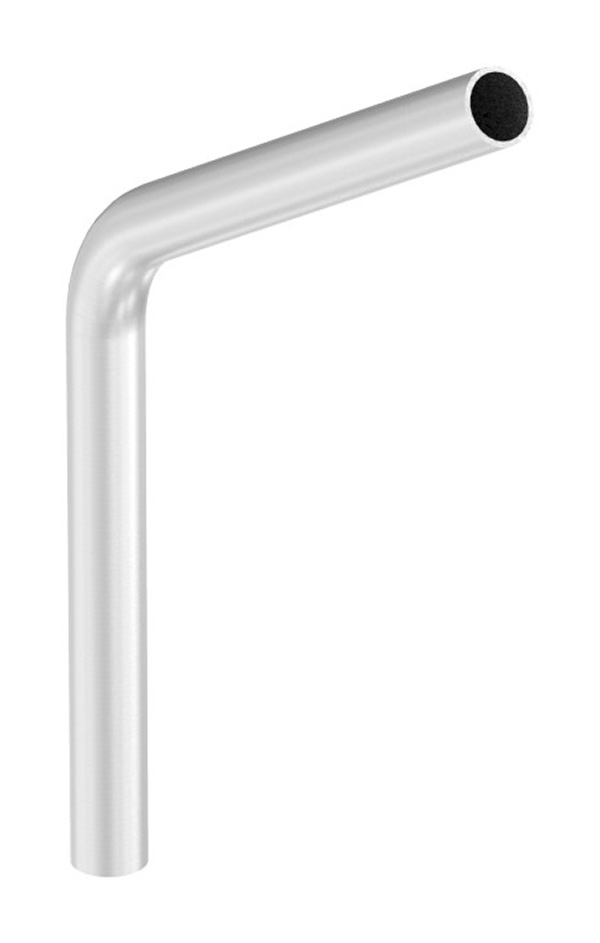 55110-060 Rohrbogen 60°, aus Rohr 26,9 x 2,0mm, Radius-Mitte: 54mm, V2A