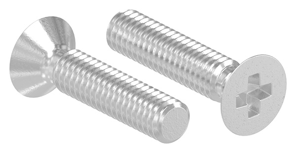 58371-240-18 Senkkopfschraube M4 x 18 mit Kreuzschlitz A2, DIN 965