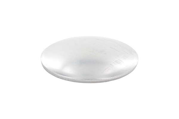 gewölbte Schale, Ø 48mm, ungeschliffen, V2A