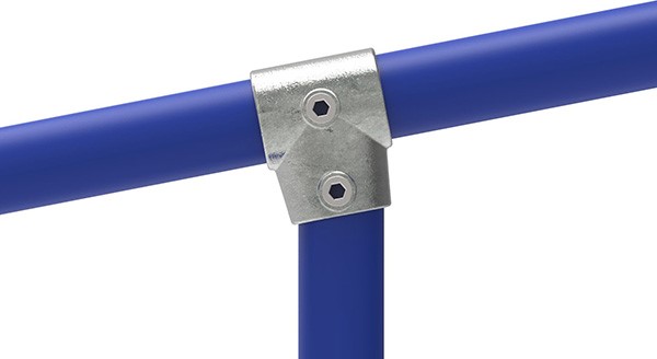 T-Stück kurz, schräg, variabel 0 - 11°, für Rohr 48,3mm