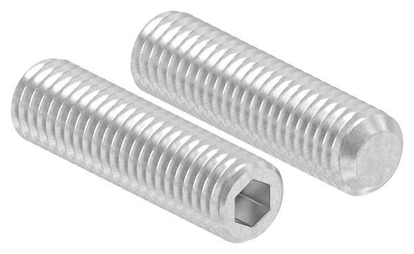 Gewindestift M8 x 30 mit Innensechskant und Kegelkuppe, A2, DIN 913 / ISO 4026