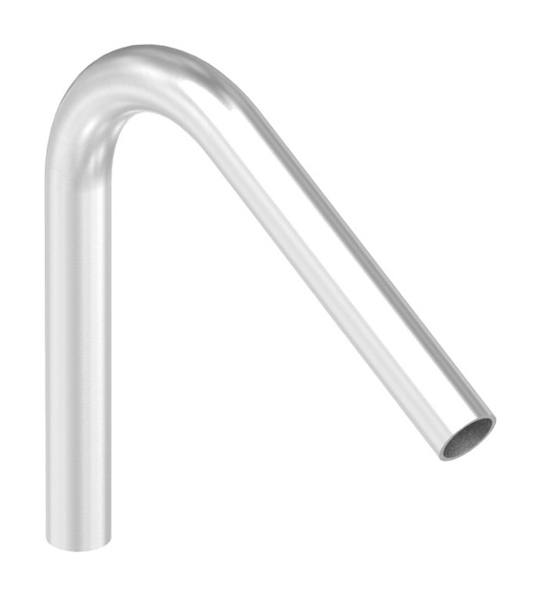 55121-120 Rohrbogen 120°, aus Rohr 33,7 x 2,5mm, Radius-Mitte: 78mm, V2A
