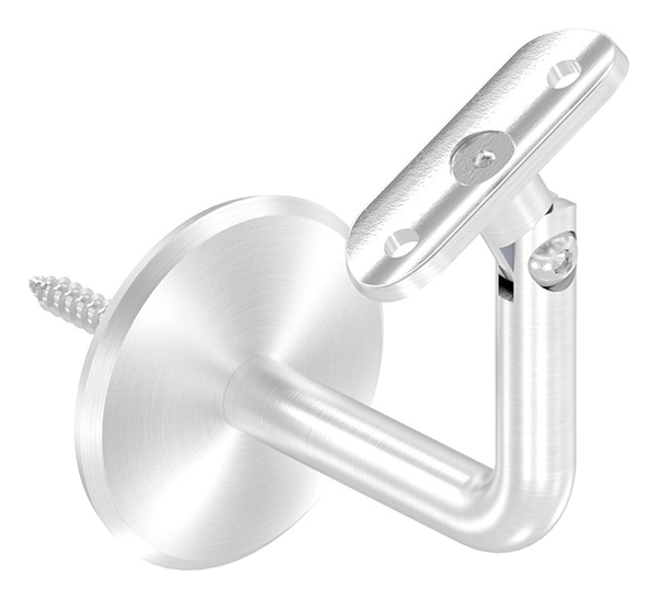 50219-240 Handlaufhalter mit Gelenk inkl. Handlaufanschlussplatte für Rohr 42,4mm (austauschbar), inkl. Stocks