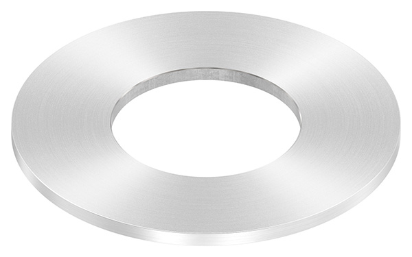 54108-240-4-48-R Ankerplatte, Ø 100 x 4mm, mit Rundschliff, V2A