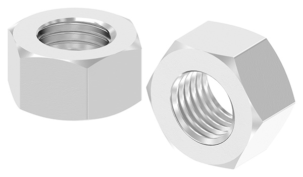 Sechskantmutter M16 mit Rechtsgewinde, DIN 934, A2