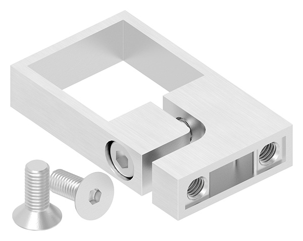 Spannring, für Rohr 40x40mm, V2A